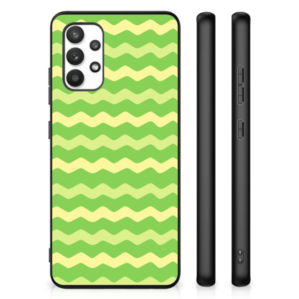Samsung Galaxy A32 4G | A32 5G Enterprise Editie Back Case Waves Green B2C Telecom