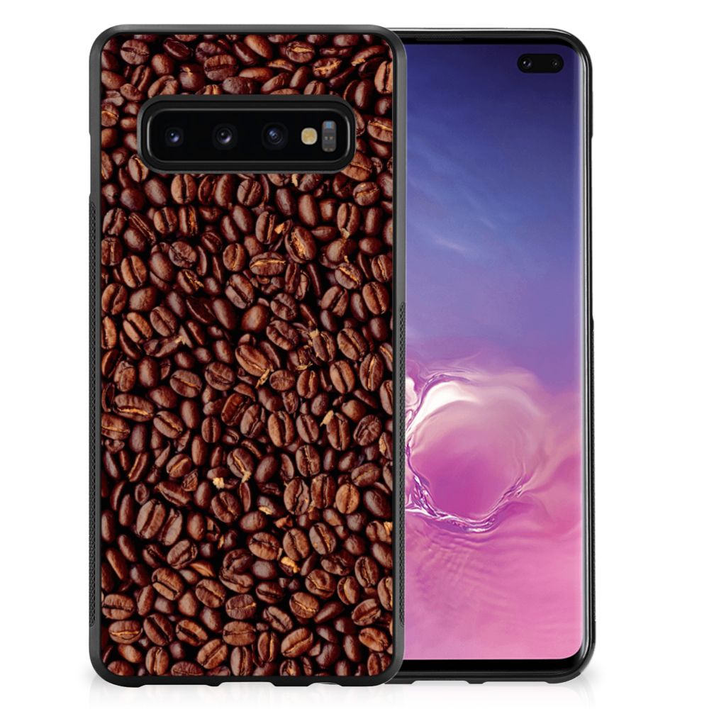 Samsung Galaxy S10+ Silicone Case Koffiebonen