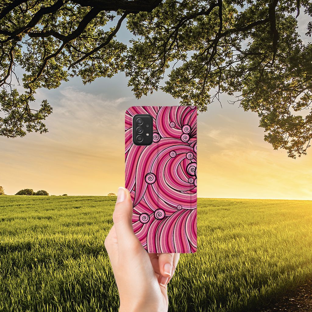 Samsung Galaxy A03s Bookcase Swirl Pink - B2C Telecom