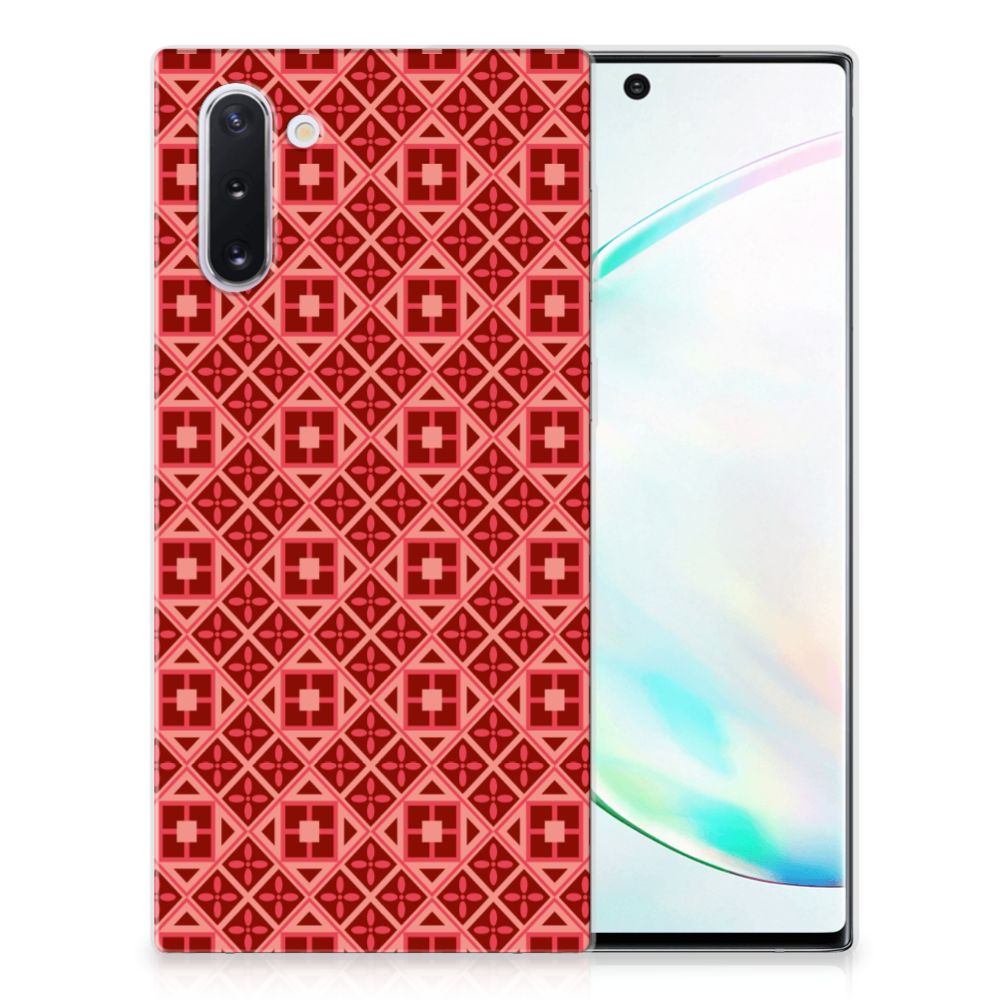 Samsung Galaxy Note 10 TPU bumper Batik Rood