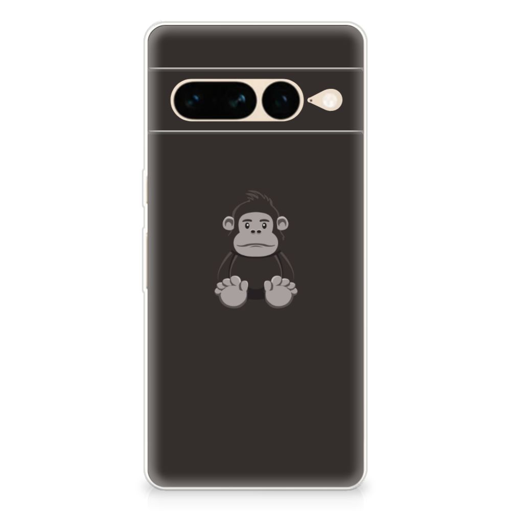 Google Pixel 7 Pro Telefoonhoesje met Naam Gorilla