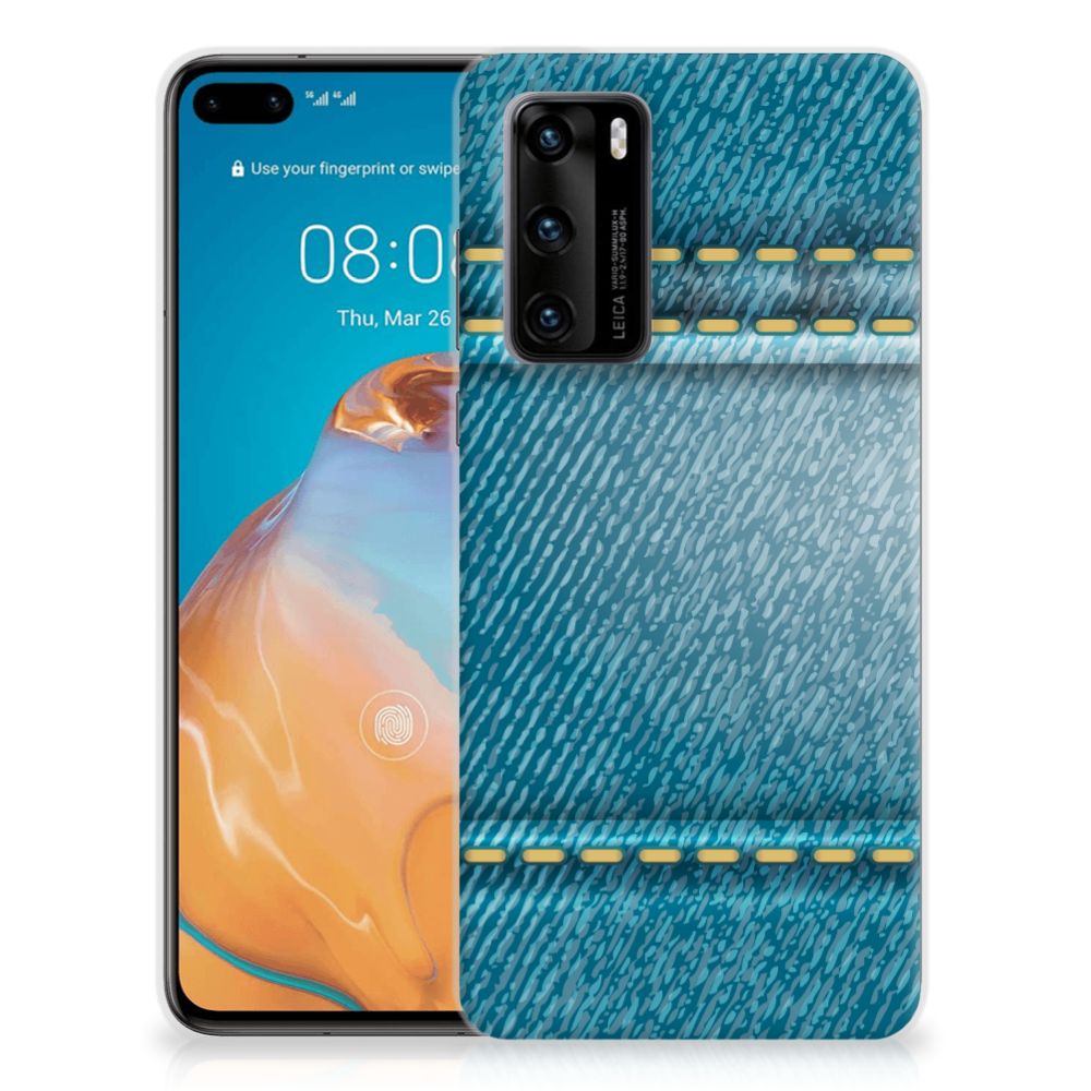 Huawei P40 Silicone Back Cover Jeans B2C Telecom
