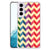 Samsung Galaxy S22 Doorzichtige Silicone Hoesje Zigzag Multi Color B2C Telecom