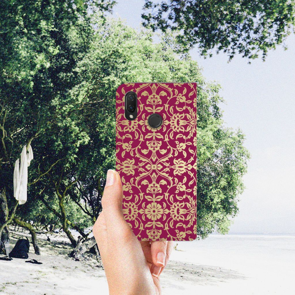 Telefoon Hoesje Huawei P Smart Plus Barok Pink