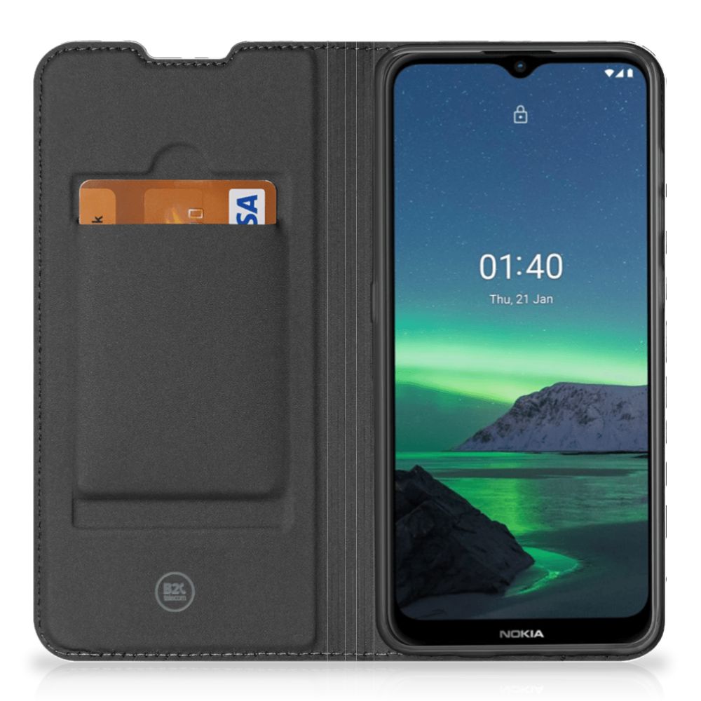 Nokia 1.4 Smart Cover Leaves Grey