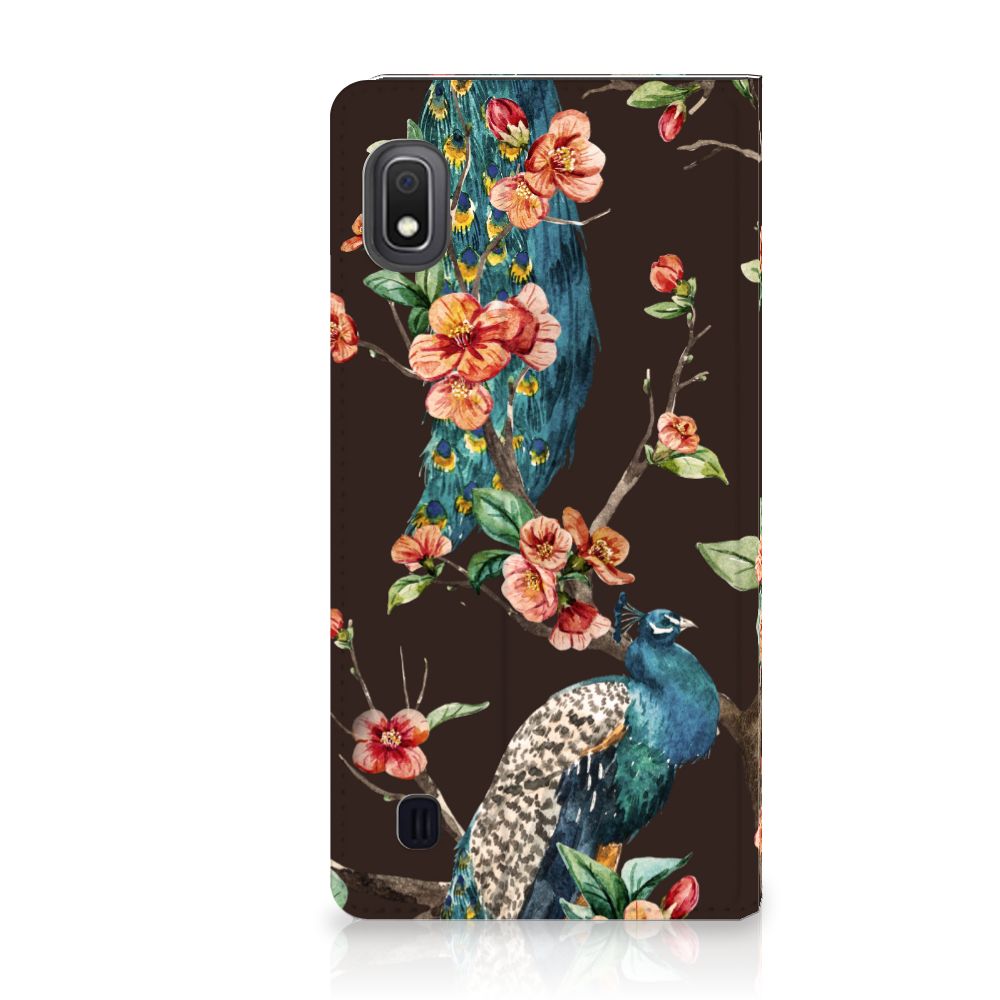 Samsung Galaxy A10 Hoesje maken Pauw met Bloemen
