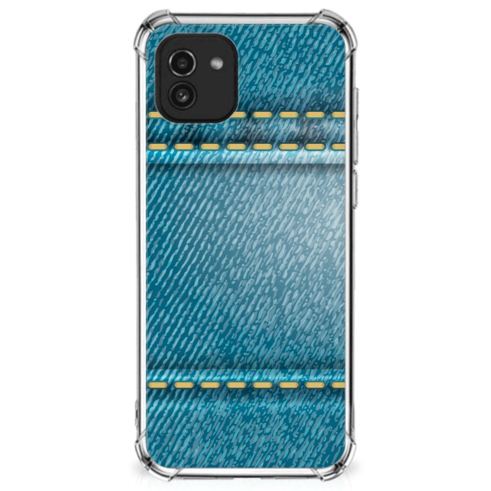 Samsung Galaxy A03 Anti Shock Bumper Case Jeans B2C Telecom
