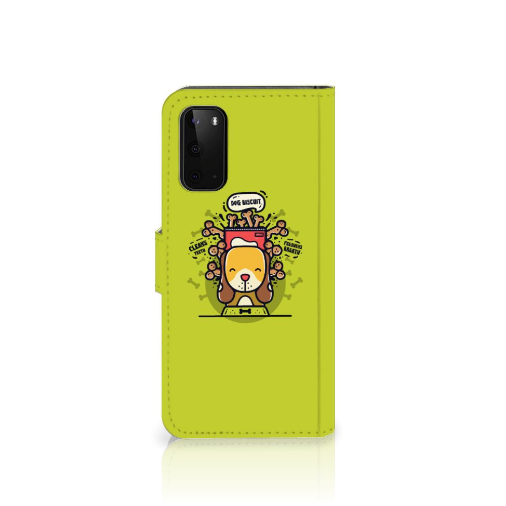 Samsung Galaxy S20 Leuk Hoesje Doggy Biscuit
