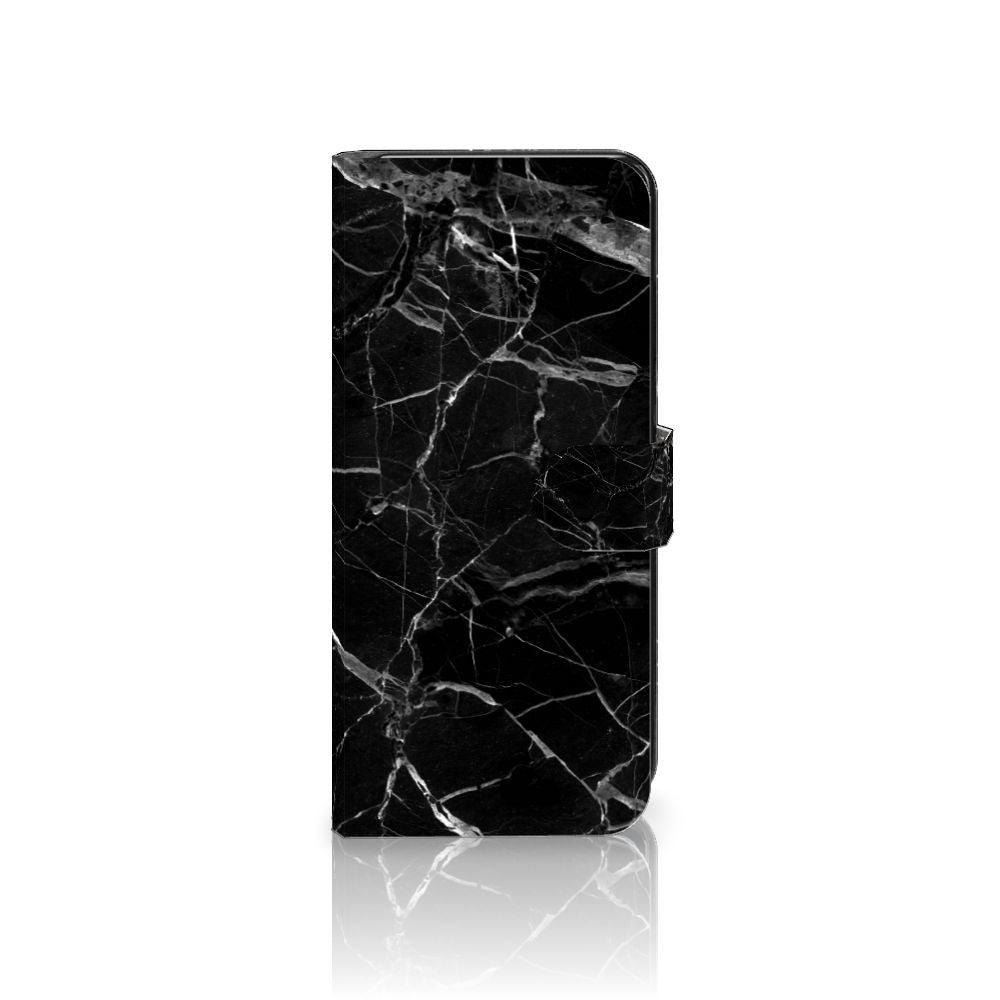 Motorola Moto G72 Bookcase Marmer Zwart - Origineel Cadeau Vader