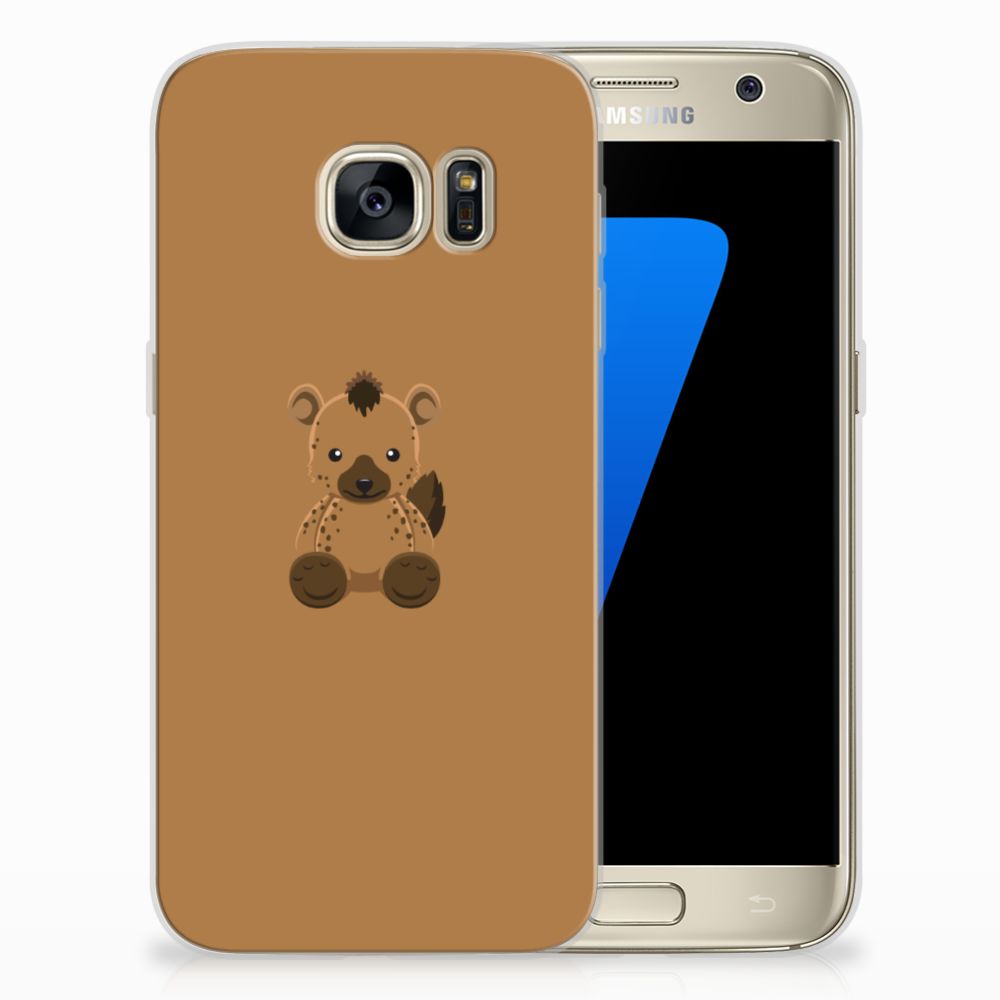 Samsung Galaxy S7 Telefoonhoesje met Naam Baby Hyena