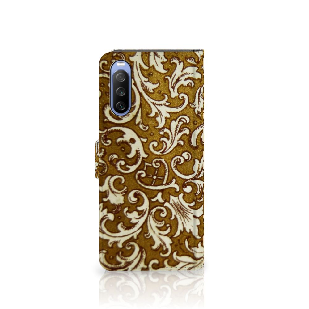 Wallet Case Sony Xperia 10 III Barok Goud