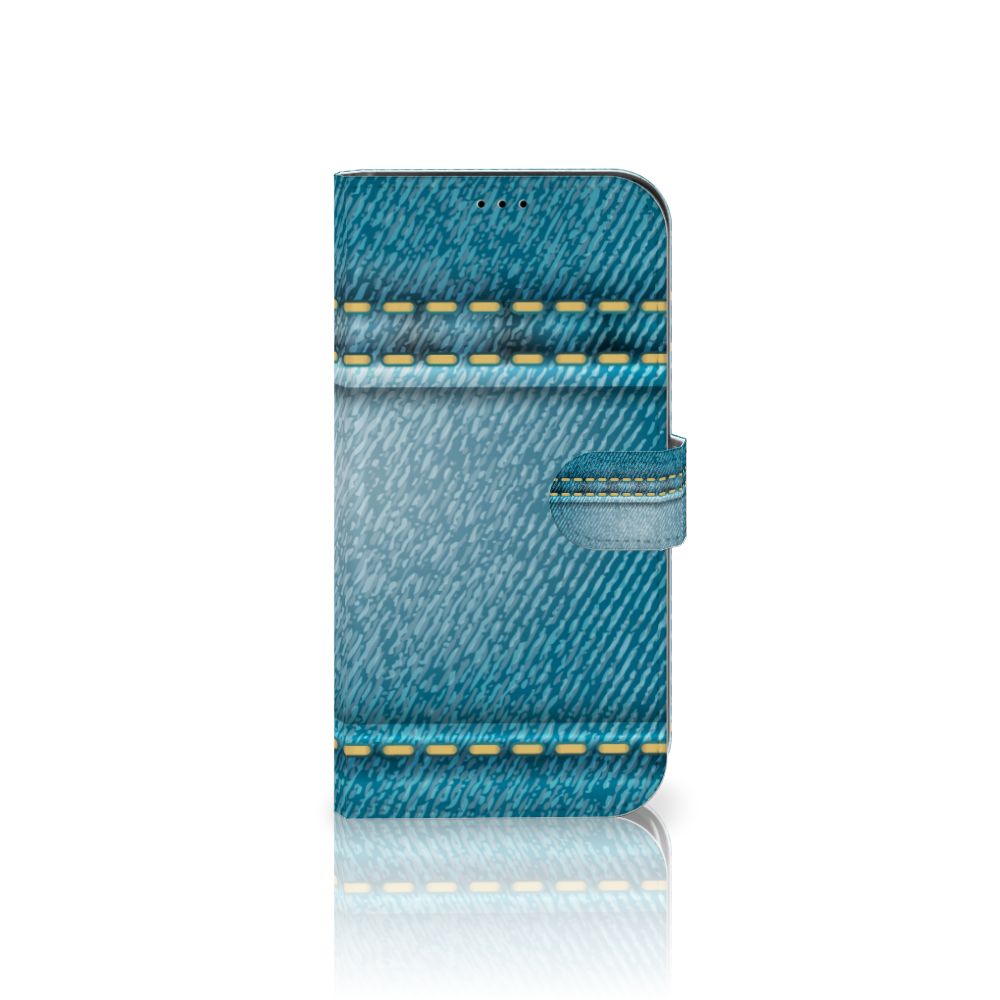 iPhone 13 Pro Max Wallet Case met Pasjes Jeans