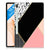 Samsung Galaxy Tab S7FE Back Cover Zwart Roze Vormen - B2C Telecom
