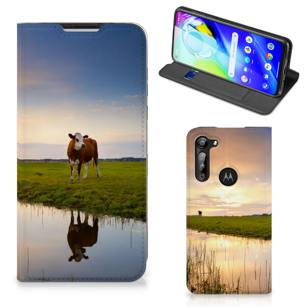 Motorola Moto G8 Power Hoesje maken Koe - B2C Telecom