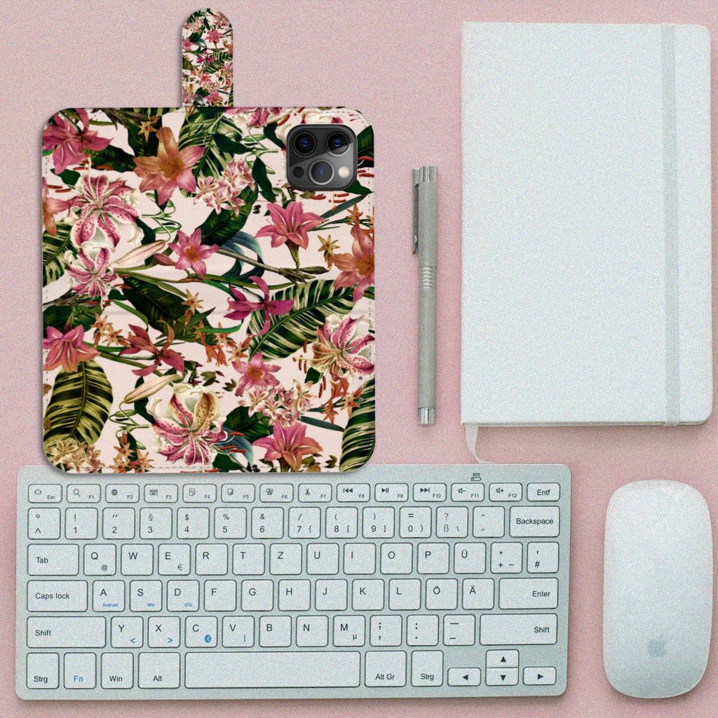 Apple iPhone 12 Pro Max Hoesje Flowers