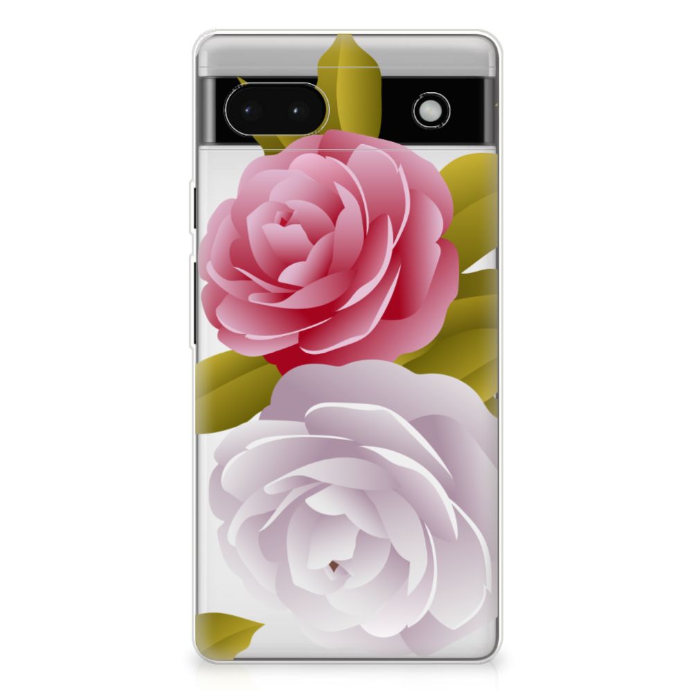 Google Pixel 6A TPU Case Roses