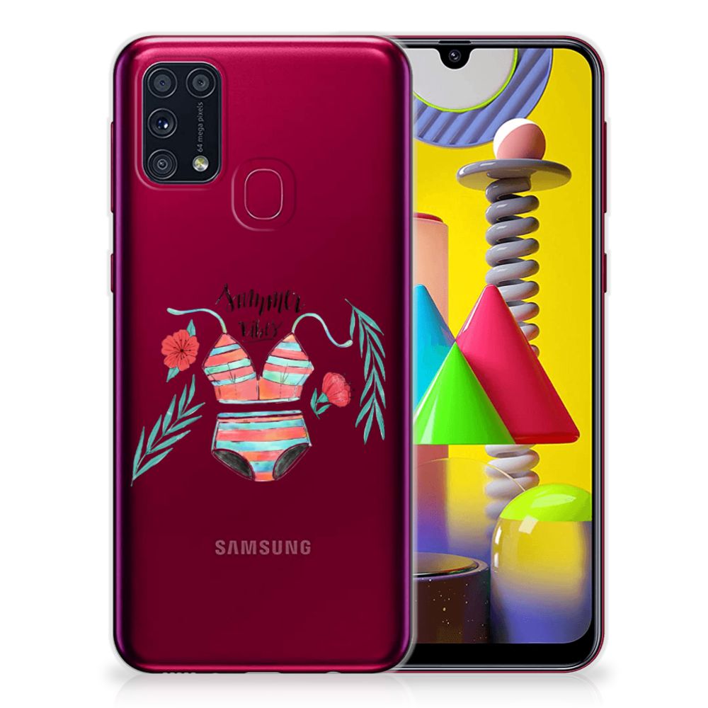 Samsung Galaxy M31 Telefoonhoesje met Naam Boho Summer B2C Telecom