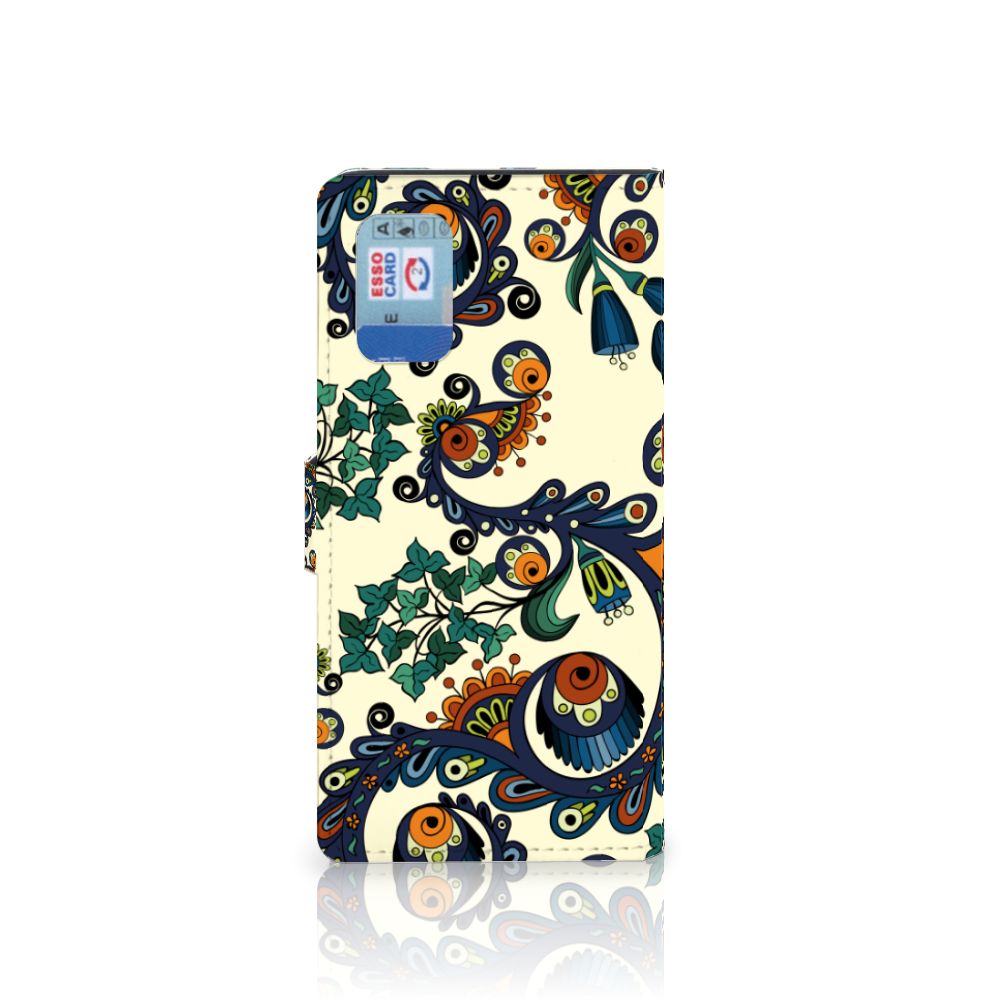 Wallet Case Samsung Galaxy A02s | M02s Barok Flower