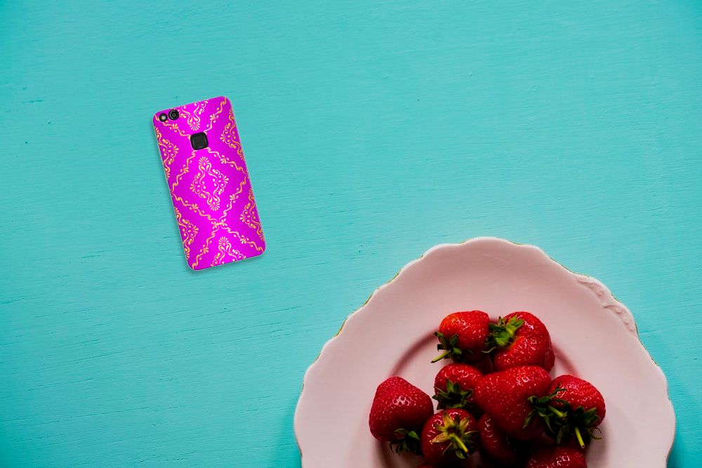 Siliconen Hoesje Huawei P10 Lite Barok Roze
