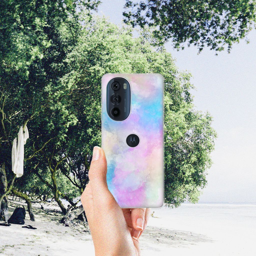 Hoesje maken Motorola Edge 30 Pro Watercolor Light B2C Telecom