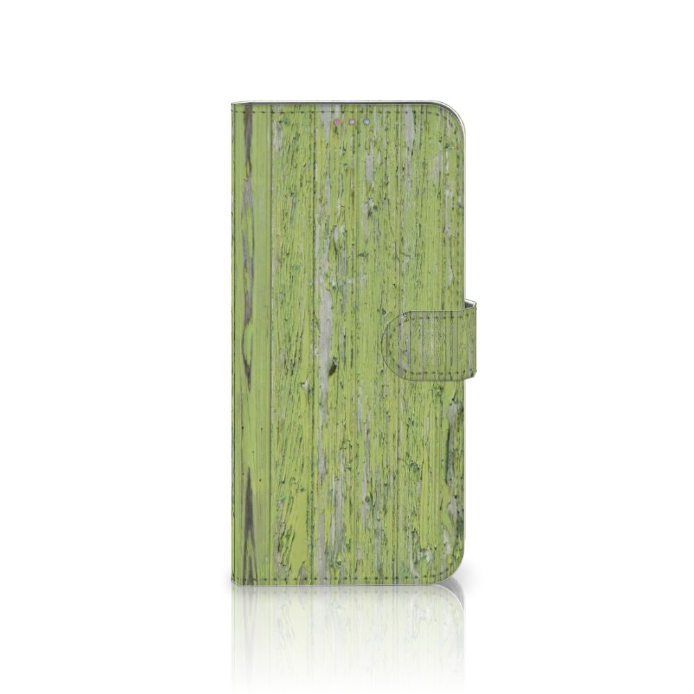 Motorola Moto G60s Book Style Case Green Wood