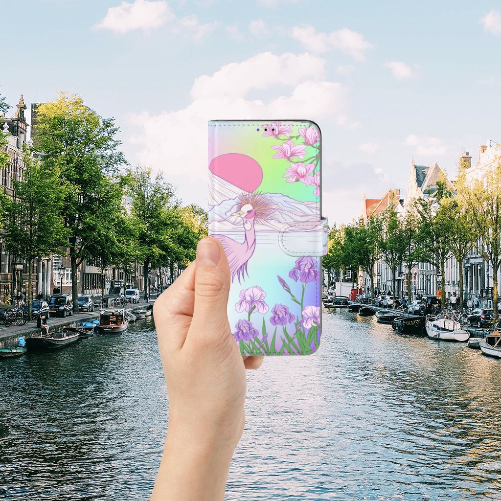 Samsung Galaxy A22 5G Telefoonhoesje met Pasjes Bird
