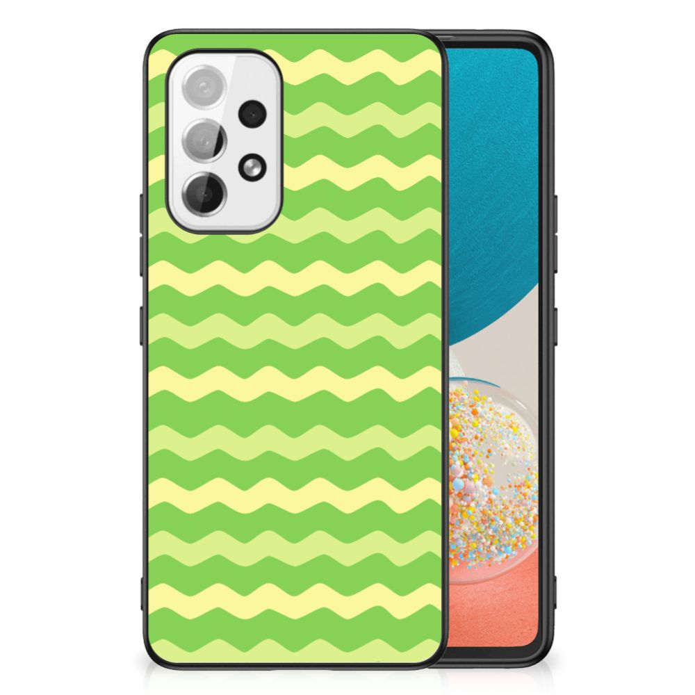 Samsung Galaxy A53 Back Case Waves Green