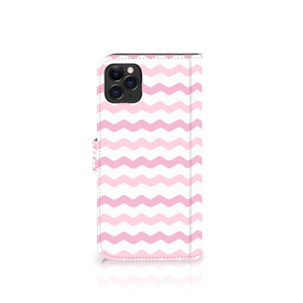 Apple iPhone 11 Pro Max Telefoon Hoesje Waves Roze