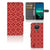 Nokia 1.4 Telefoon Hoesje Batik Rood