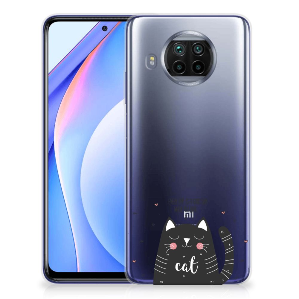 Xiaomi Mi 10T Lite Telefoonhoesje met Naam Cat Good Day B2C Telecom