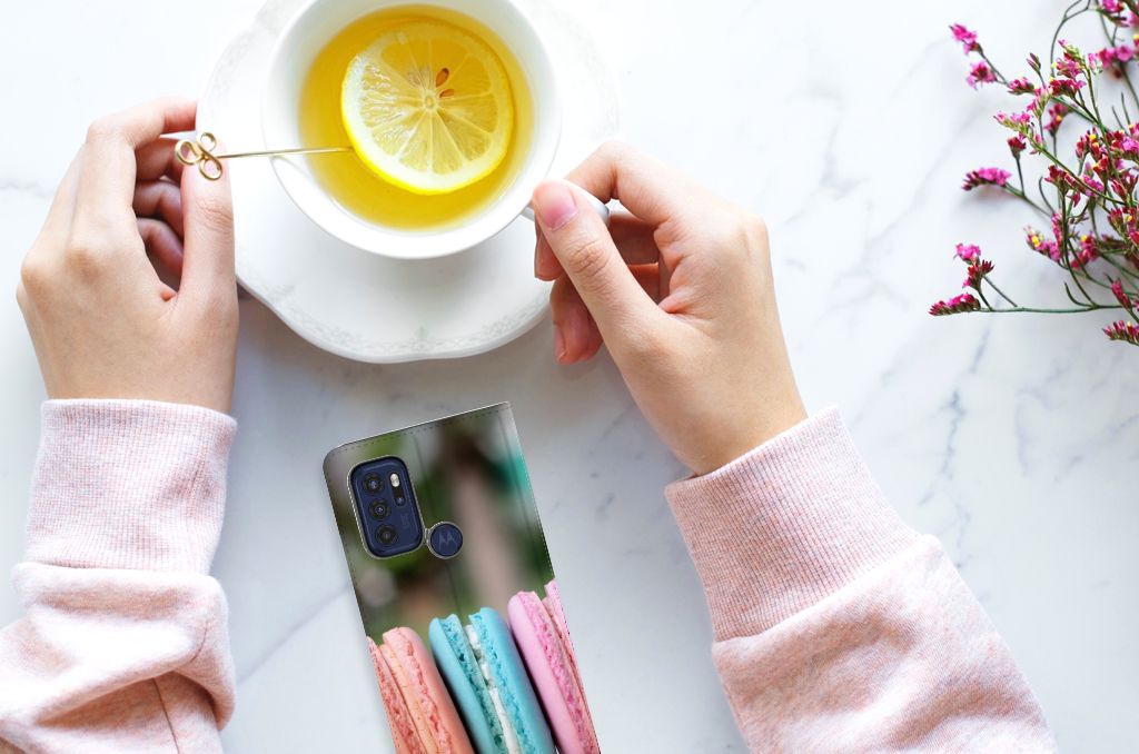 Motorola Moto G60s Flip Style Cover Macarons - B2C Telecom