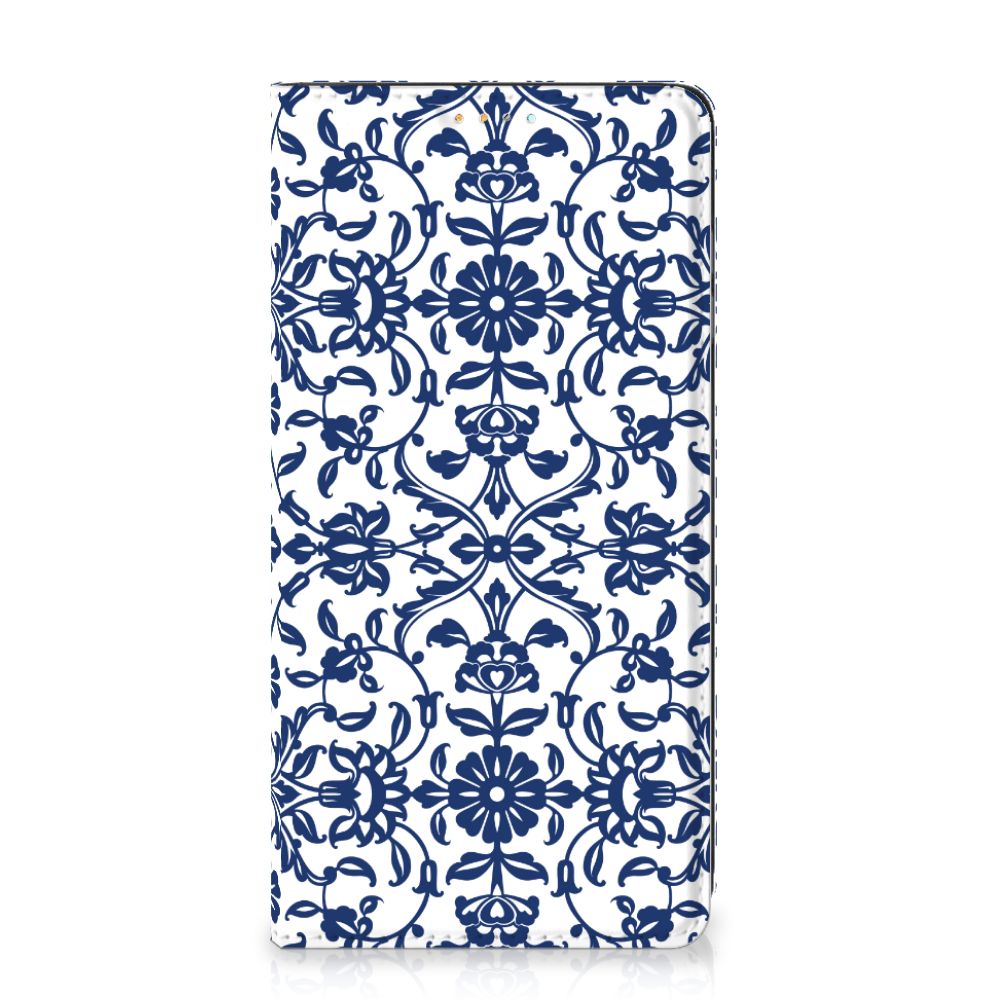 Samsung Galaxy A32 4G | A32 5G Enterprise Editie Smart Cover Flower Blue - B2C Telecom