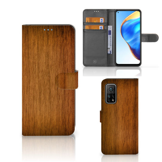 Xiaomi Mi 10T Pro | Mi 10T Book Style Case Donker Hout