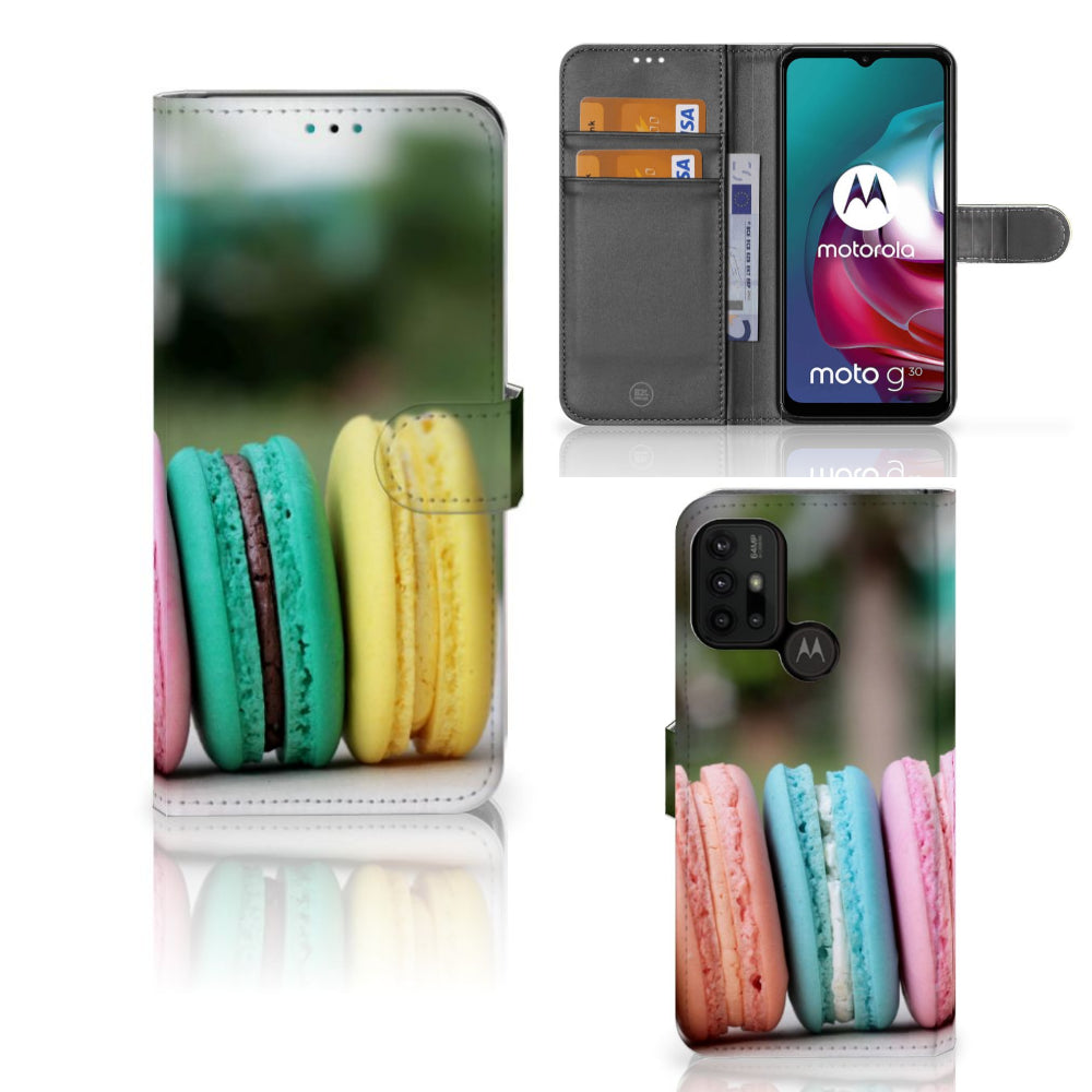 Motorola Moto G10 | G20 | G30 Book Cover Macarons