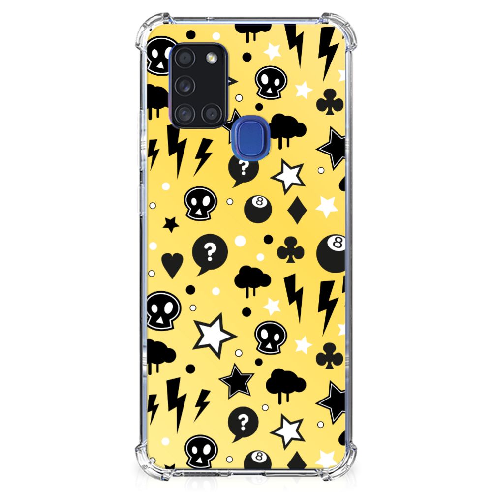 Extreme Case Samsung Galaxy A21s Punk Geel