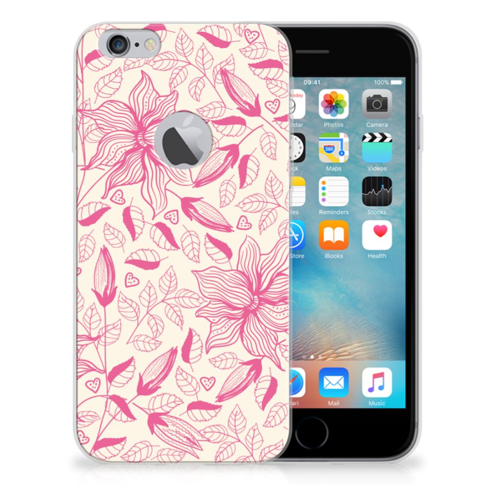 Apple iPhone 6 Plus | 6s Plus TPU Case Pink Flowers