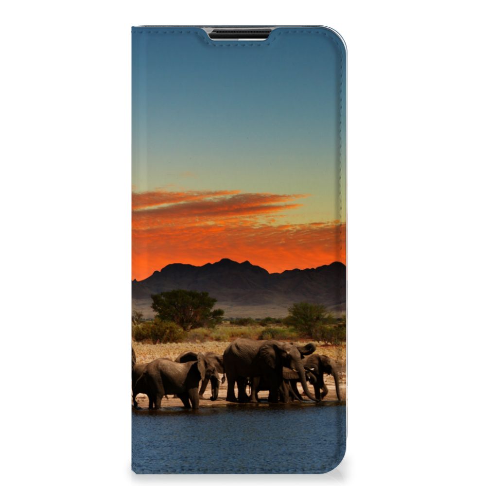 OnePlus Nord N100 Hoesje maken Olifanten - B2C Telecom