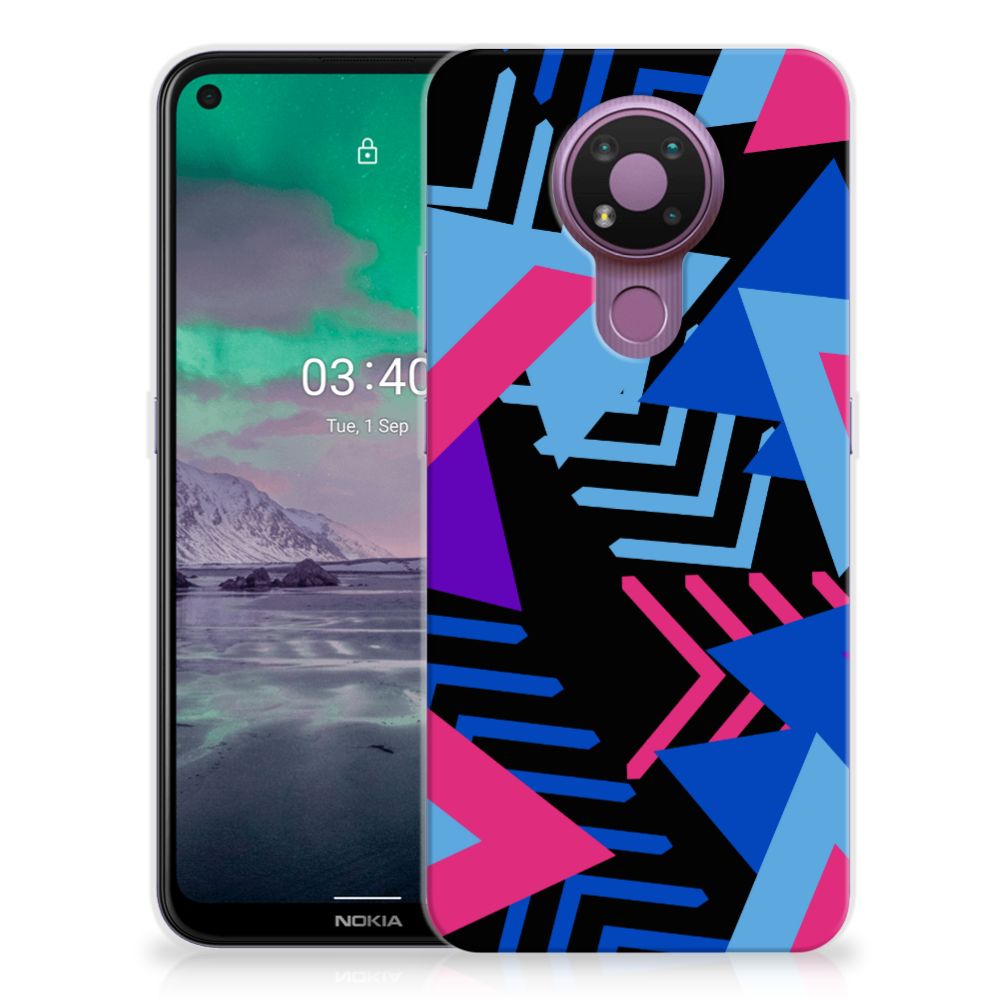 Nokia 3.4 TPU Hoesje Funky Triangle B2C Telecom