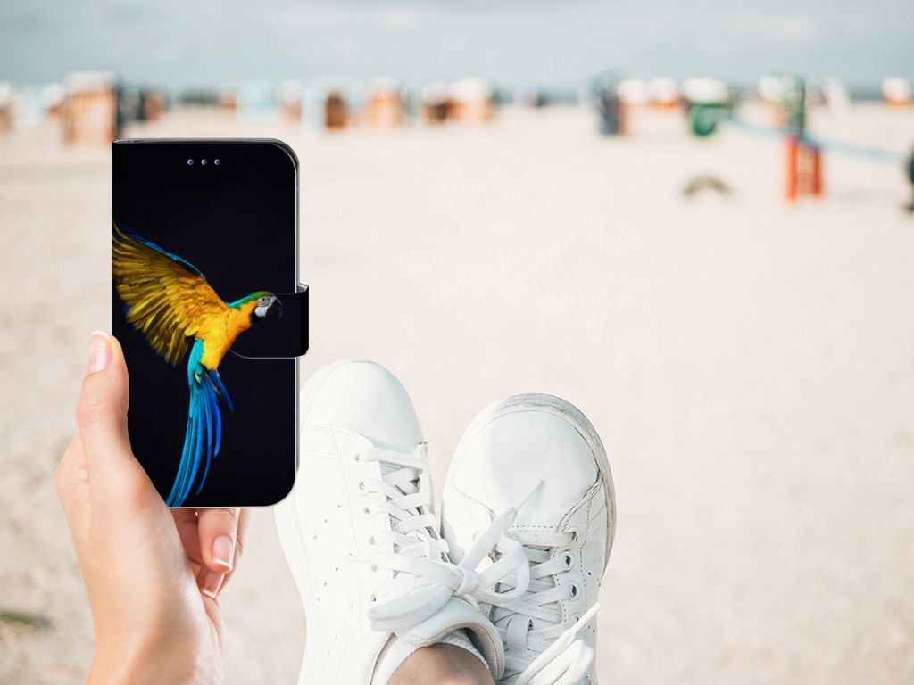 Samsung Galaxy S10e Telefoonhoesje met Pasjes Papegaai