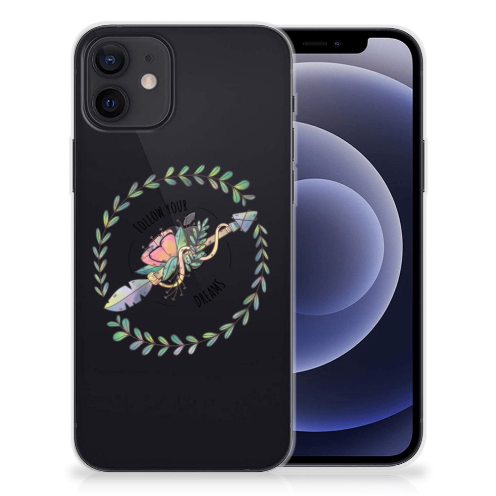 iPhone 12 | 12 Pro (6.1") Telefoonhoesje met Naam Boho Dreams B2C Telecom