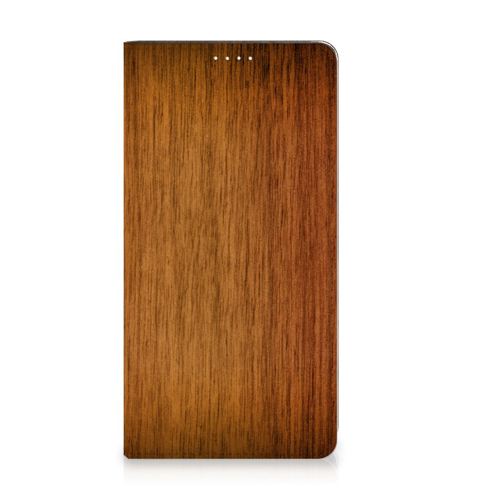 Samsung Galaxy A54 Book Wallet Case Donker Hout