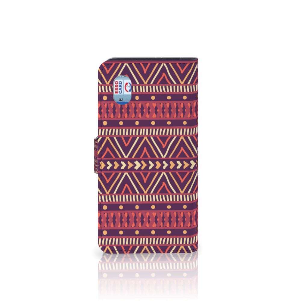 Alcatel 1B (2020) Telefoon Hoesje Aztec Paars