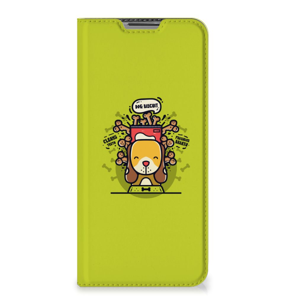 OPPO A73 5G Magnet Case Doggy Biscuit - B2C Telecom