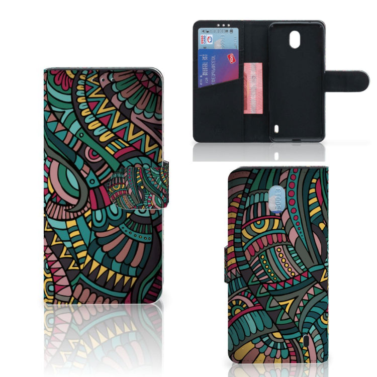 Nokia 1 Plus Telefoon Hoesje Aztec