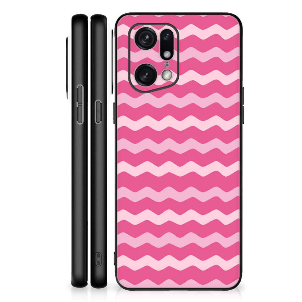 OPPO Find X5 Pro Back Case Waves Pink