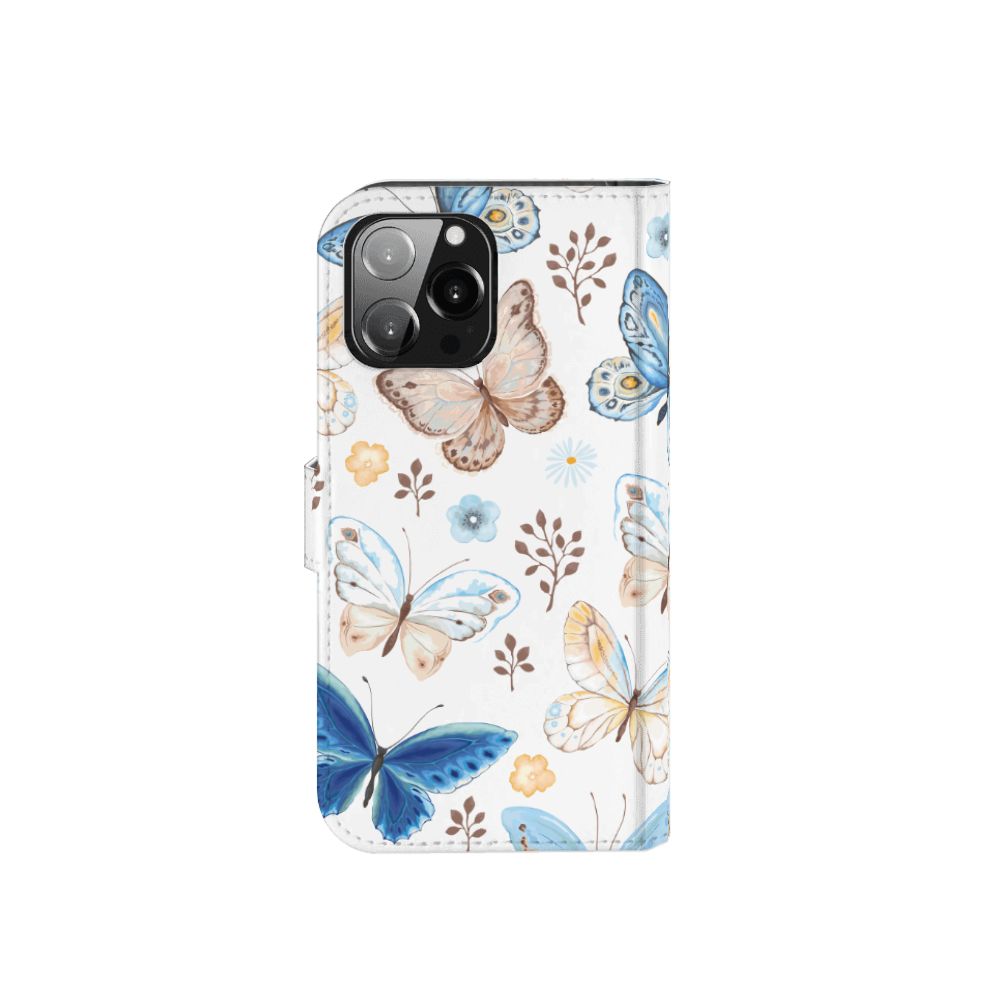 Telefoonhoesje met Pasjes voor iPhone 13 Pro Max Vlinder