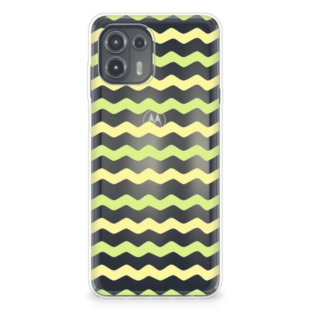Motorola Edge 20 Lite TPU bumper Waves Yellow B2C Telecom