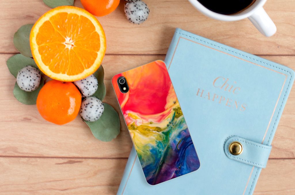 Hoesje maken Xiaomi Redmi 7A Watercolor Dark