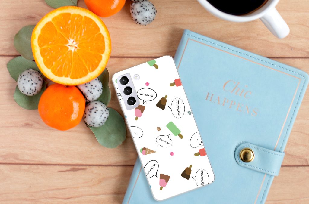 Samsung Galaxy S21 Plus Siliconen Case IJsjes B2C Telecom