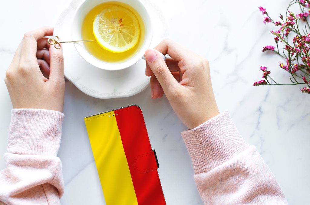Samsung Galaxy A03 Bookstyle Case Belgische Vlag
